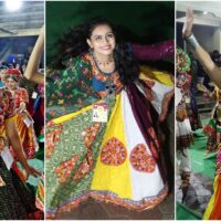 Garba Dance Photos: गरबे का छाया उल्लास मानों धरती पर हुआ इंद्रधनुष साकार, देखिए तस्वीरें