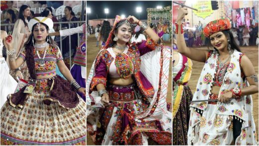 Garba Dance Photos: रास के उल्लास में संकल्प और संदेश की भी रही गूंज, देखिए तस्वीरें