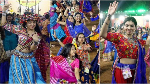 Garba Dance Photos: शक्ति की भक्ति में लीन हुआ इंदौर का रास उल्लास गरबा महोत्सव, देखिए तस्वीरें