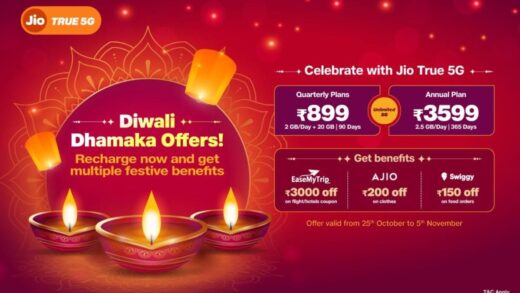 Jio के इन 2 प्रीपेड रिचार्ज पर Free मिल रहे 3350 रुपये के वाउचर, जानें डिटेल