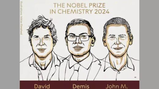 Nobel Prize in Chemisty: डेविड बेकर, डेमिम हसबिस और जॉन जम्पर को मिला केमिस्ट्री का नोबल पुरस्कार, पढ़ें क्या है तीनों की उपलब्धि