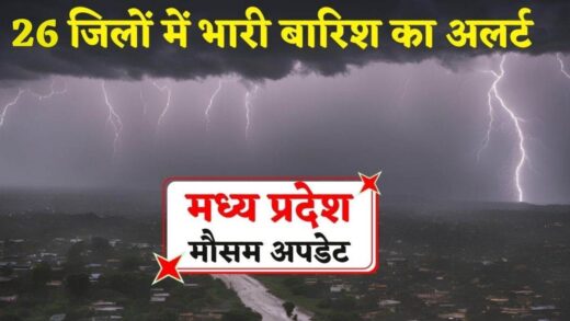 Weather of MP: वापसी से पहले तांडव मचाएगा मानसून, इंदौर-कटनी समेत 26 जिलों में बारिश का अलर्ट