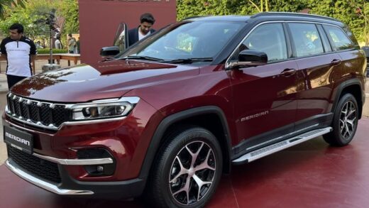 जीप मेरिडियन फेसलिफ्ट भारत में लॉन्च, शुरुआती कीमत ₹24.99 लाख:  SUV में 70 से ज्यादा सेफ्टी फीचर्स, टोयोटा फॉर्च्यूनर से टक्कर