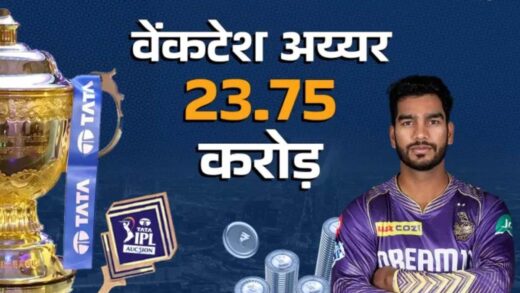 IPL Mega Auction 2025: एक माह पहले Venkatesh Iyer को मप्र टीम के लायक नहीं समझा, KKR ने 23.75 करोड़ में खरीदा