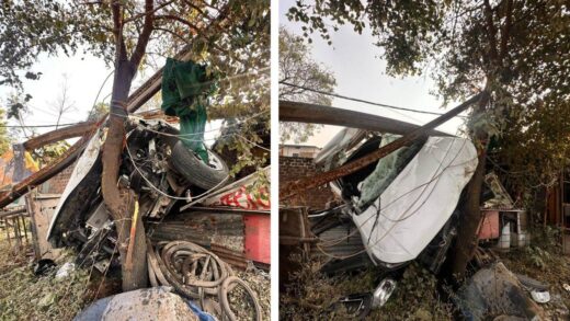 Indore MR 11 Accident: घरों की दीवार तोड़ते हुए बिजली की खंभे से टकराई तेज रफ्तार कार, होटल के डायरेक्टर की मौत