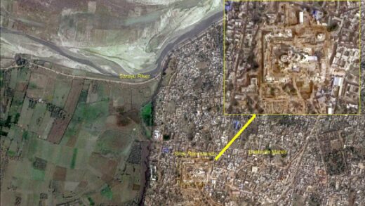 Ram Mandir from space : अयोध्‍या में राम लला की प्राण प्रतिष्‍ठा, अंतरिक्ष से ISRO ने ली तस्‍वीर