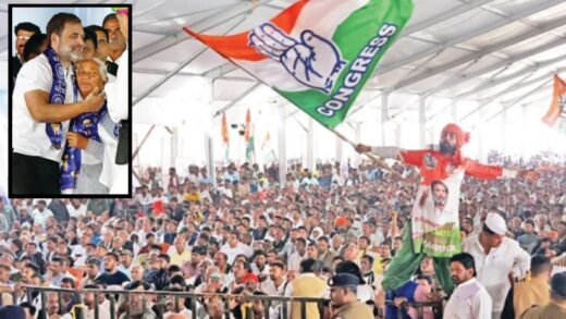 Congress Rally in Mhow: कांग्रेस के मंच पर पहुंचीं कांशीराम की बहन, जीतू पटवारी नंबर बढ़ाने में जुटे