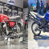 Yamaha ने Auto Expo 2025 में 90 के दशक की लोकप्रिय Yamaha RX100 से लेकर Lander 250, MT-09 SP और YZF-R7 की शोकेस