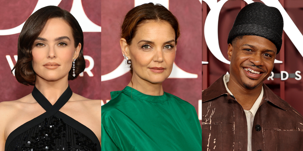 'Our Town' Stars Zoey Deutch, Katie Holmes & Ephraim Sykes Attend Tony Awards 2025