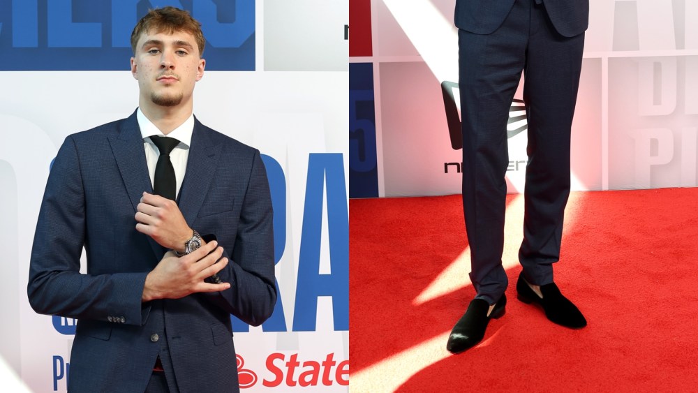 Cooper Flagg’s NBA Draft 2025 Outfit Features Luxe Velvet Louboutin Loafers