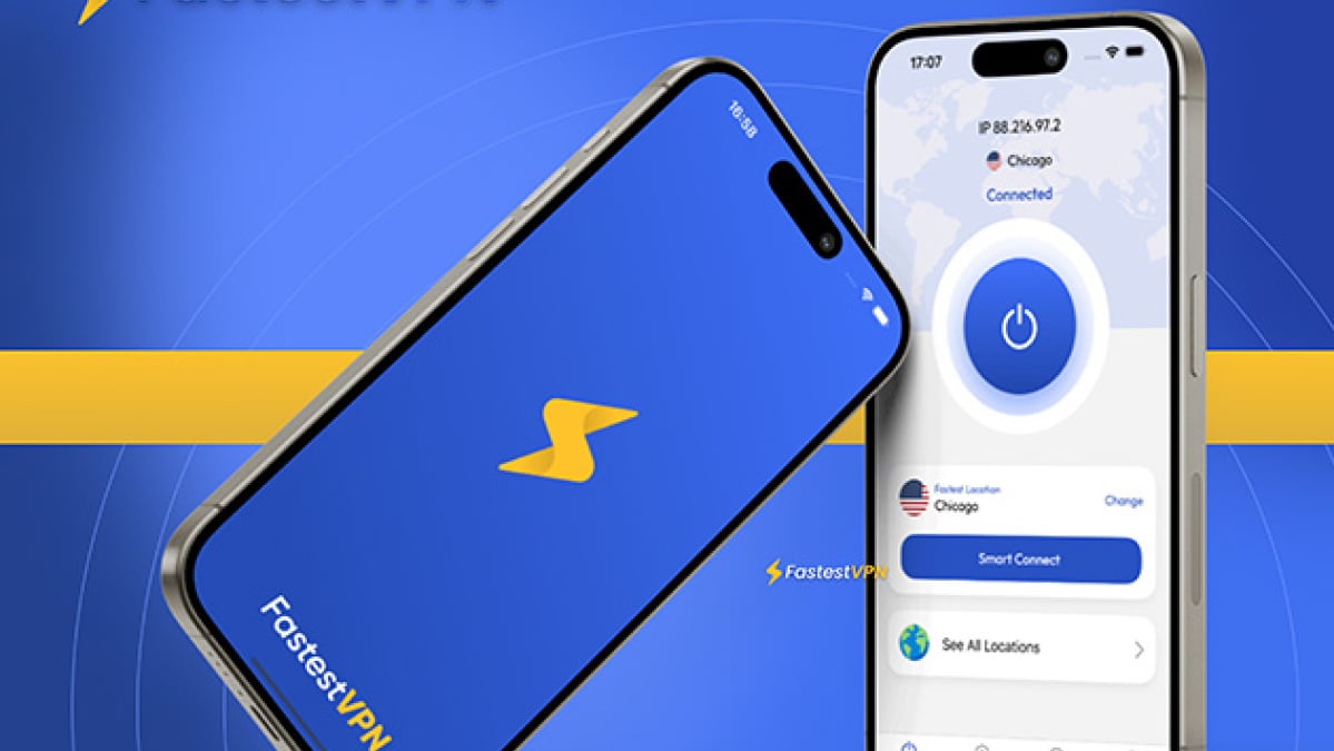 FastestVPN Pro lifetime subscription for 15 devices: Just £25.87