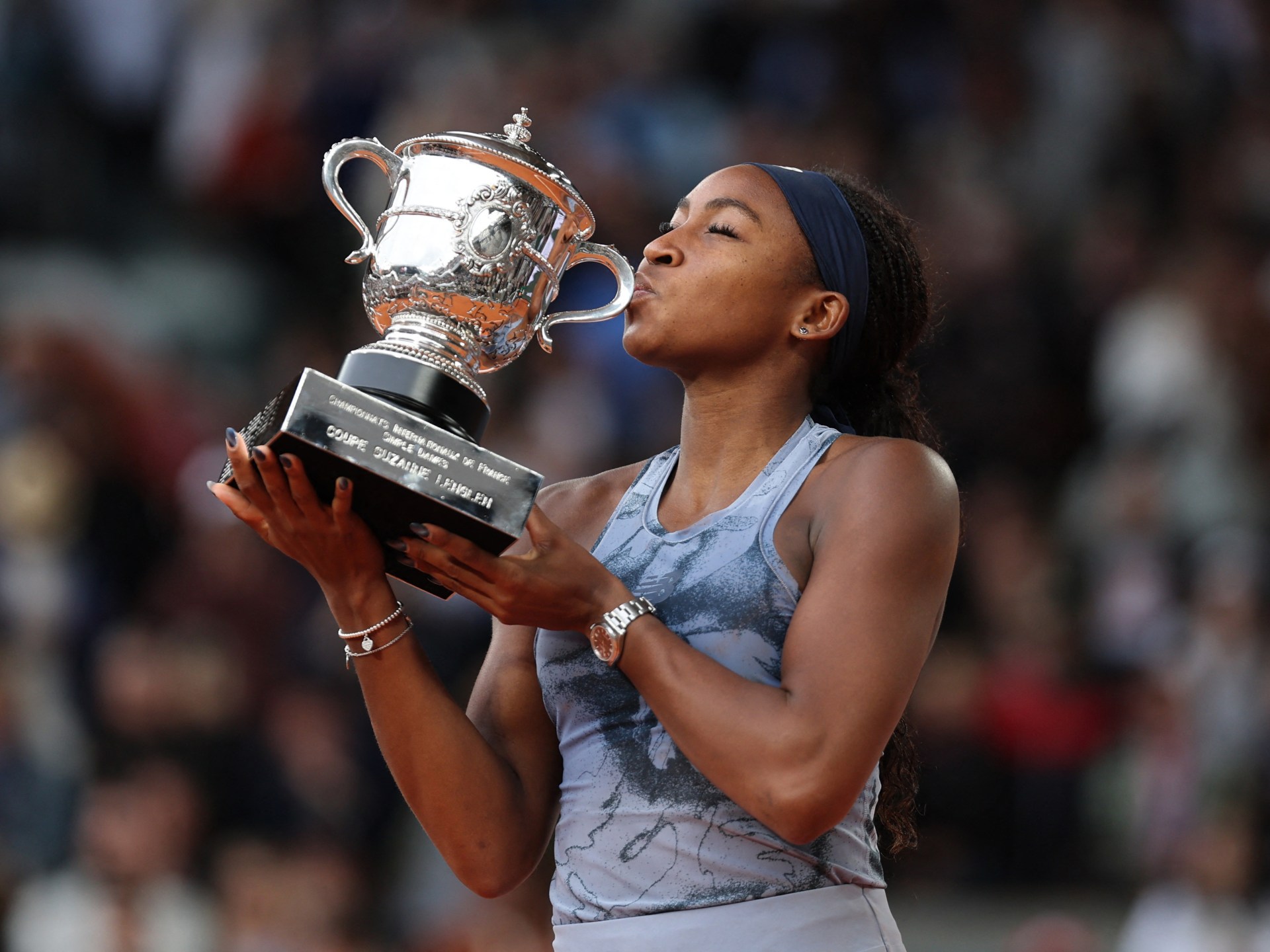 Gauff beats Sabalenka to claim French Open title for first time