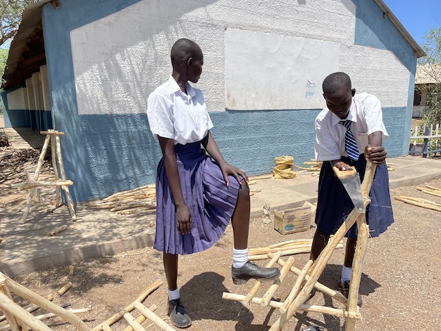 Girls in Kenya Are Repurposing the Invasive Mathenge Tree Into Furniture