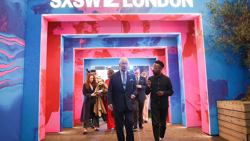 King Charles Makes Surprise Appearance at SXSW London