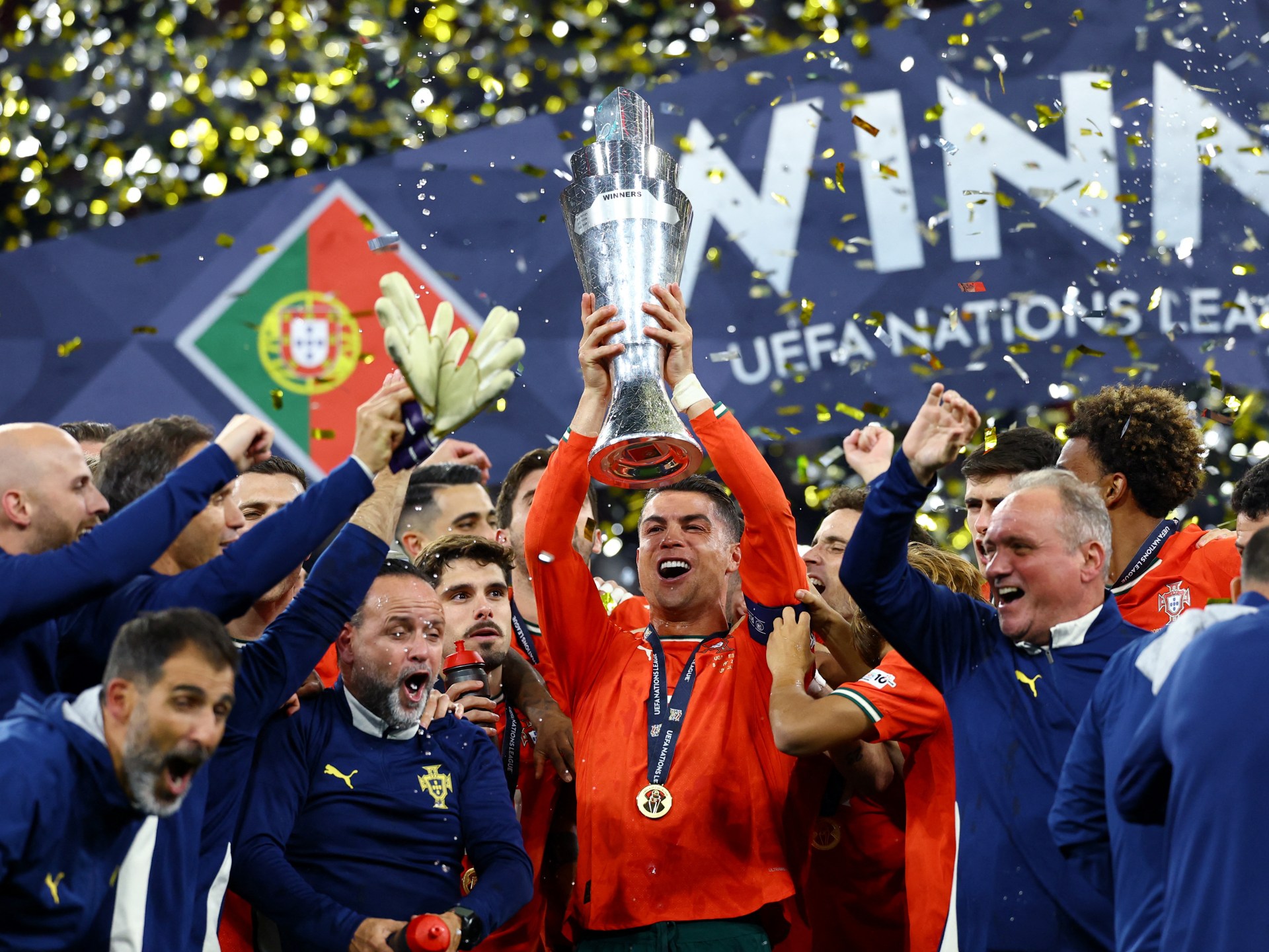Portugal beat Spain in penalty shootout to win second Nations League crown