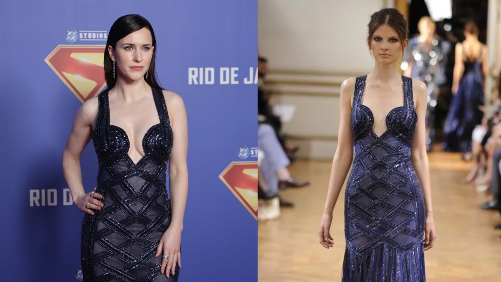 Rachel Brosnahan Embraces Art Deco Embroidery in Zuhair Murad for ‘Superman’ Premiere in Rio de Janeiro