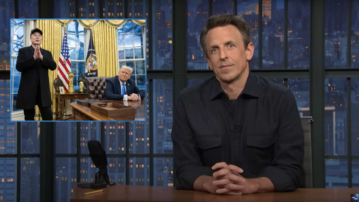 Seth Meyers takes ‘A Closer Look’ at Musk and Trump’s U-turn