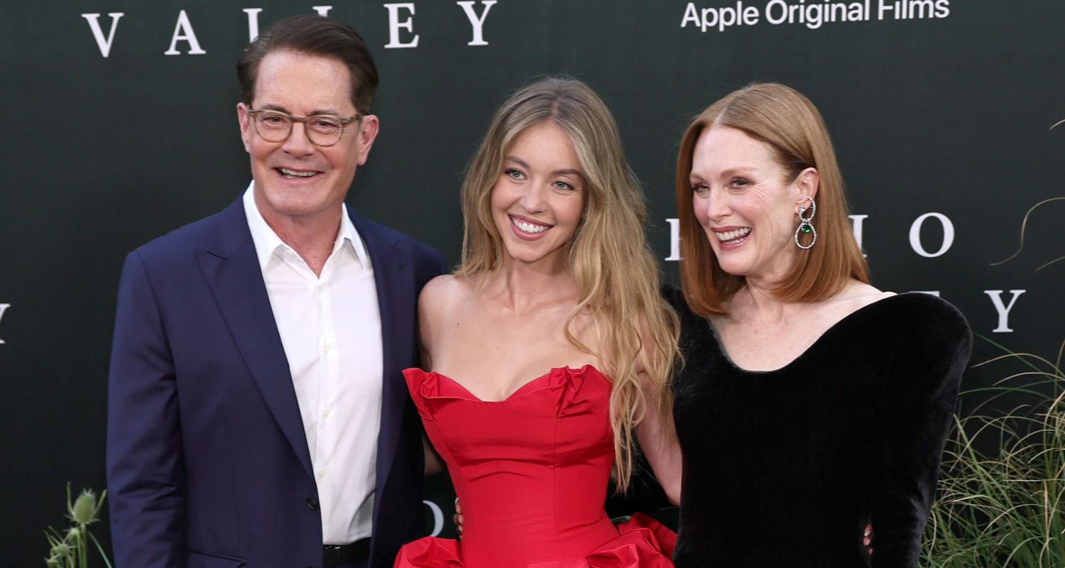 Sydney Sweeney Joins On-Screen Parents Julianne Moore & Kyle MacLachlan at 'Echo Valley' Premiere in NYC!