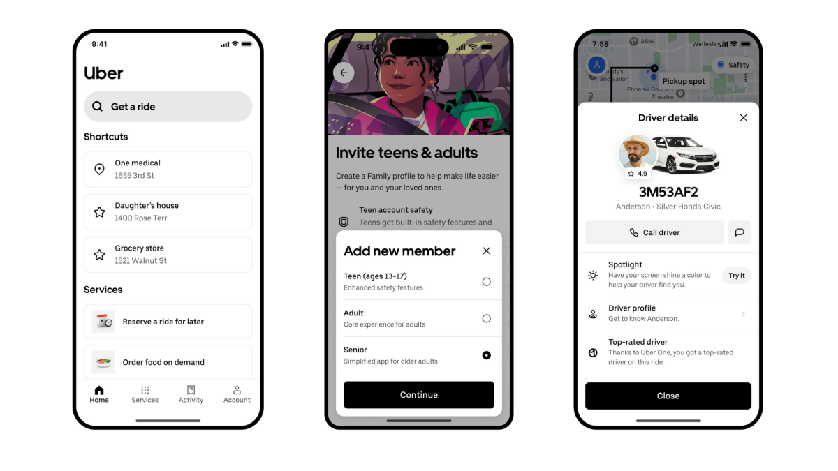 Uber launches Senior Accounts, adds Medicare Flex payment options