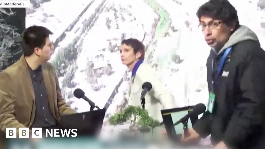 Watch: Moment Chile earthquake rocks live TV show