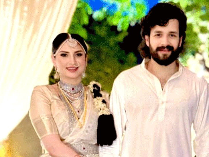 नागार्जुन के छोटे बेटे अखिल अक्किनेनी ने गुपचुप शादी रचाई:  लॉन्ग टाइम गर्लफ्रेंड जैनब संग लिए सात फेरे; राम चरण, राजामौली सहित कई सेलेब्स पहुंचे