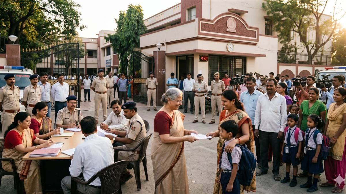 इंदौर में आरटीई के तहत प्रवेश रोकने पर सिक्का स्कूल में प्रशासन की दबिश; 4 घंटे चली जांच, मिला दाखिला