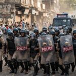 MP के महू में अवैध बाड़े में किया गोवध, पुलिस के पहुंचने पर पथराव
