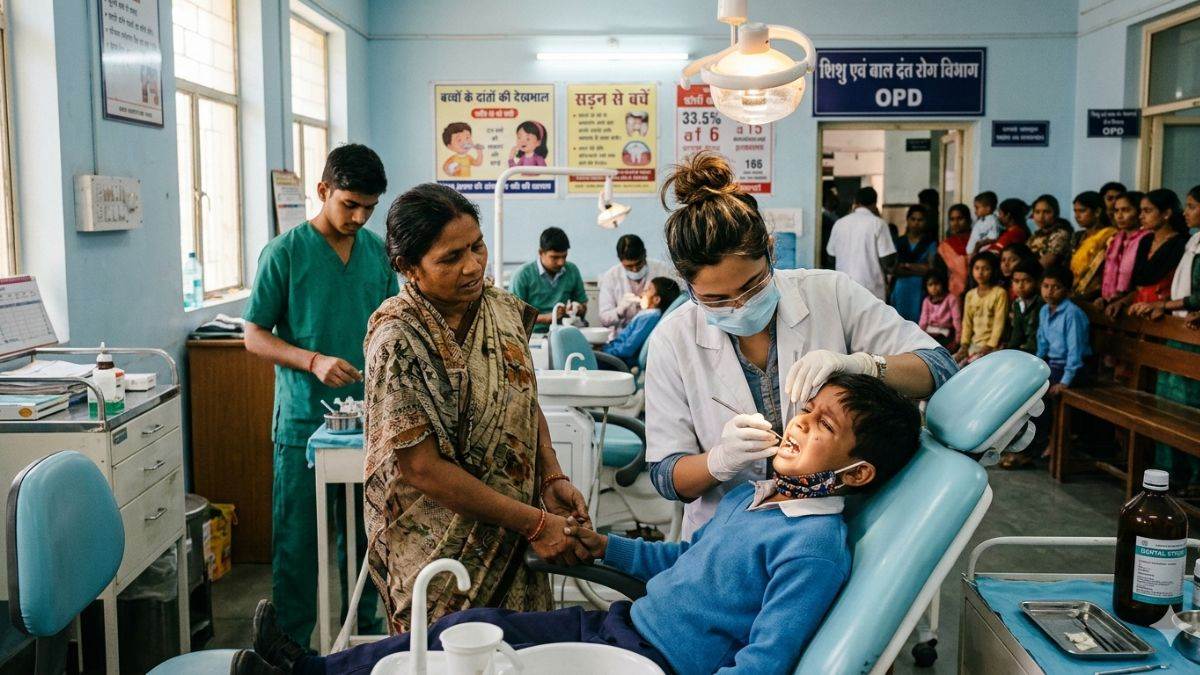इंदौर में 75% बच्चों के दांतों में मिली खतरनाक सड़न, सरकारी अस्पताल पहुंचे रिकॉर्ड तोड़ मरीज, रूट कैनाल की आई नौबत