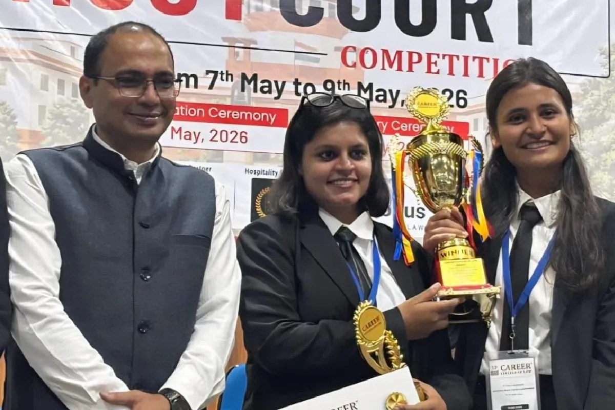 नेशनल मूट कोर्ट प्रतियोगिता में यूनाइटेड यूनिवर्सिटी की विजय, बरकतुल्लाह उपविजेता | United University Wins National Moot Court Competition In Career College Of Law Bhopal