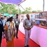 दो दिवसीय प्रवास पर कूनो नेशनल पार्क पहुंची राष्ट्रपति द्रौपदी मुर्मू, चीता कमांड सेंटर का किया निरीक्षण | President Droupadi Murmu Arrived Kuno National Park For 2 Days Visit Inspect Cheetah Command Center