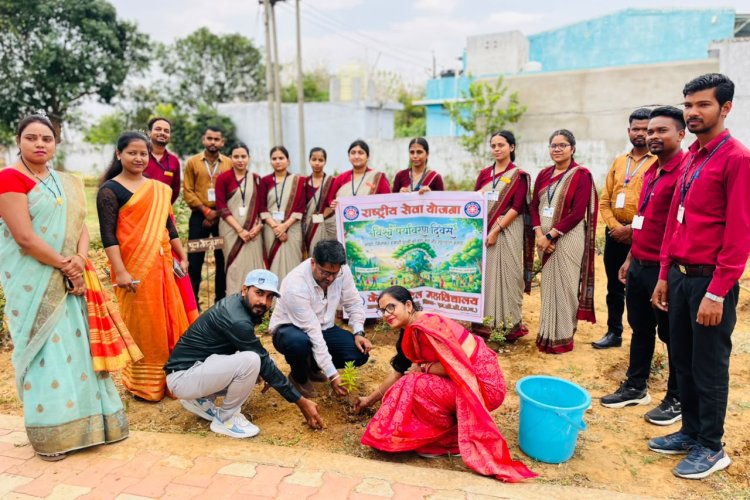 विश्व पर्यावरण दिवस पर के. बी. पटेल कालेज की राष्ट्रीय सेवा योजना इकाई ने निकाली जागरूकता रैली,