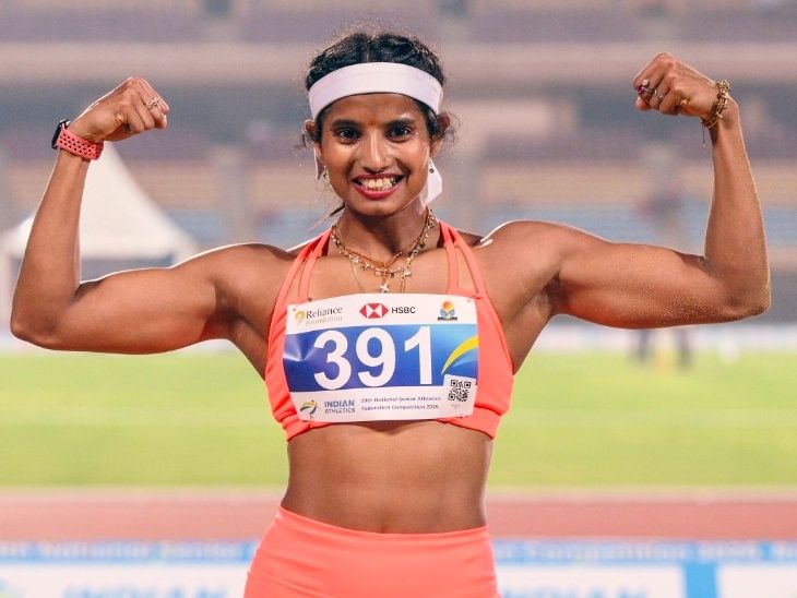 सोजन ने तोड़ा अंजू जॉर्ज का 22 साल पुराना रिकॉर्ड:6.88 मीटर की छलांग लगाकर रचा इतिहास; एशिया की टॉप-8 जम्पर्स में शामिल