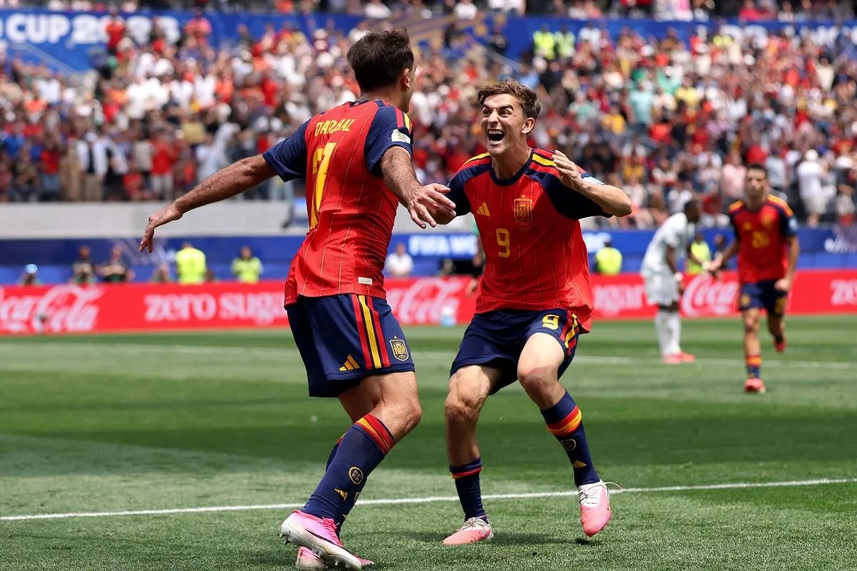 FIFA World Cup 2026: स्पेन ने ऑस्ट्रिया को रौंदा, 3-0 से हराकर प्री-क्वार्टरफाइनल का टिकट किया पक्का FIFA World Cup 2026: स्पेन ने ऑस्ट्रिया को रौंदा, 3-0 से हराकर प्री-क्वार्टरफाइनल का टिकट किया पक्का