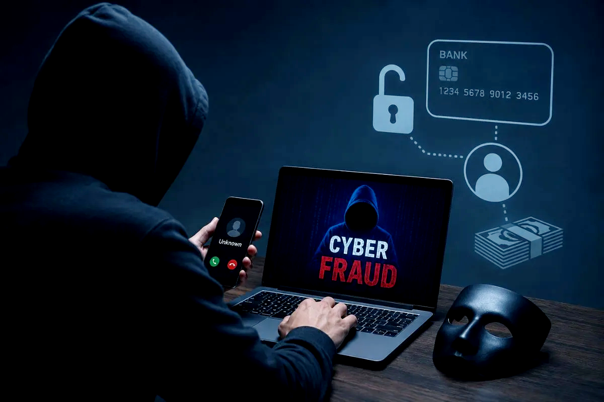 एमपी को टारगेट कर रहा 6 राज्यों के साइबर ठगों का गिरोह, साइबर सेल पस्त | Cyber Fraud Criminal Gang From 6 States Targeting Madhya Pradesh Leaving Cyber Cell In Disarray State एमपी को टारगेट कर रहा 6 राज्यों के साइबर ठगों का गिरोह, साइबर सेल पस्त | Cyber Fraud Criminal Gang From 6 States Targeting Madhya Pradesh Leaving Cyber Cell In Disarray State
