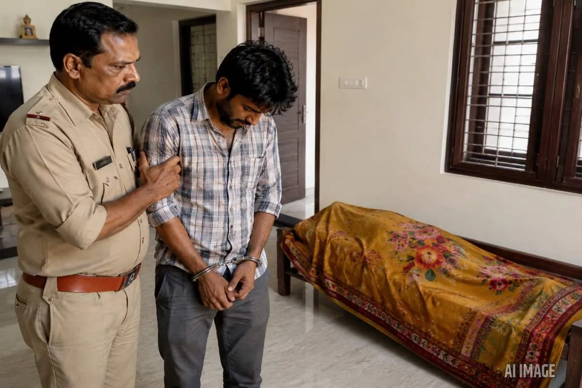 पैरों में निशान बनाए, रीवा में देवर रो-रोकर बोला ‘भाभी को सांप ने डस लिया’ का झूठ | Woman Murder Case Brother In Law Fake Snakebite Story Police Arrest पैरों में निशान बनाए, रीवा में देवर रो-रोकर बोला ‘भाभी को सांप ने डस लिया’ का झूठ | Woman Murder Case Brother In Law Fake Snakebite Story Police Arrest