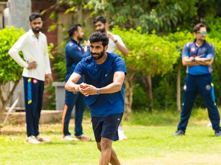 बुमराह ने रेड बॉल से प्रैक्टिस शुरु की:इंस्टा पर शेयर की तस्वीरें; इंग्लैंड वनडे और श्रीलंका टेस्ट सीरीज पर नजर