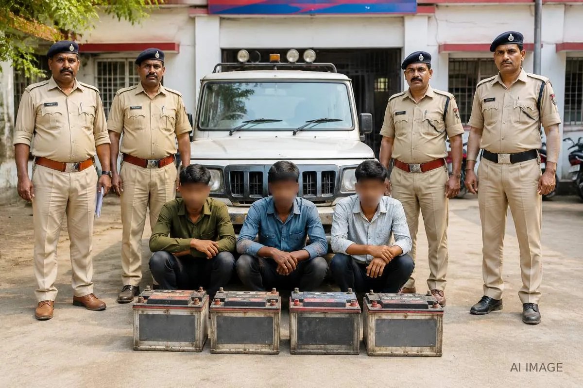 सोहावल बायपास पर ट्रकों की बैटरी चुराने वाला गिरोह पकड़ाया, सतना पुलिस को बड़ी सफलता | Police Arrests Truck Battery Theft Gang Sohawal Bypass