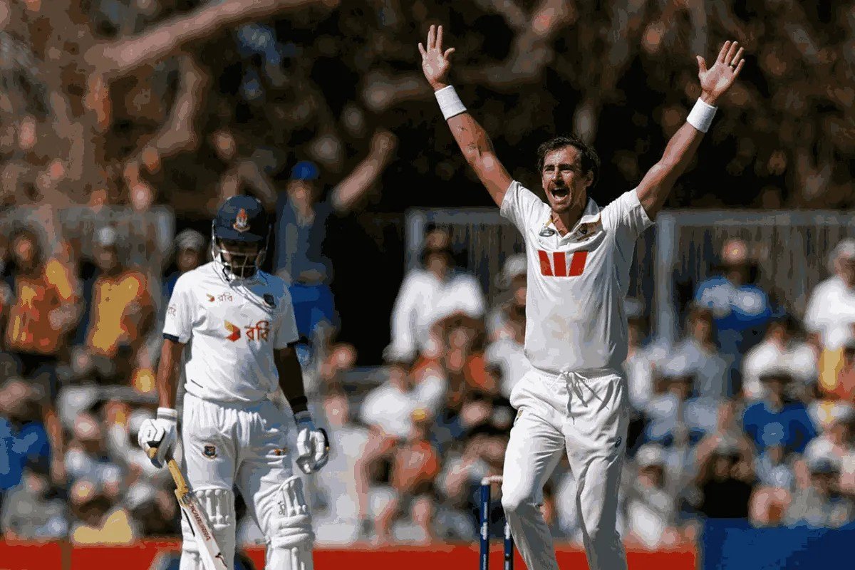 AUS vs BAN 2nd Test lunch: दूसरी पारी में भी बांग्लादेश का बुरा हाल, 39 रन पर खोये 3 बल्लेबाज, स्टार्क ने झटके दो विकेट AUS vs BAN 2nd Test lunch: दूसरी पारी में भी बांग्लादेश का बुरा हाल, 39 रन पर खोये 3 बल्लेबाज, स्टार्क ने झटके दो विकेट
