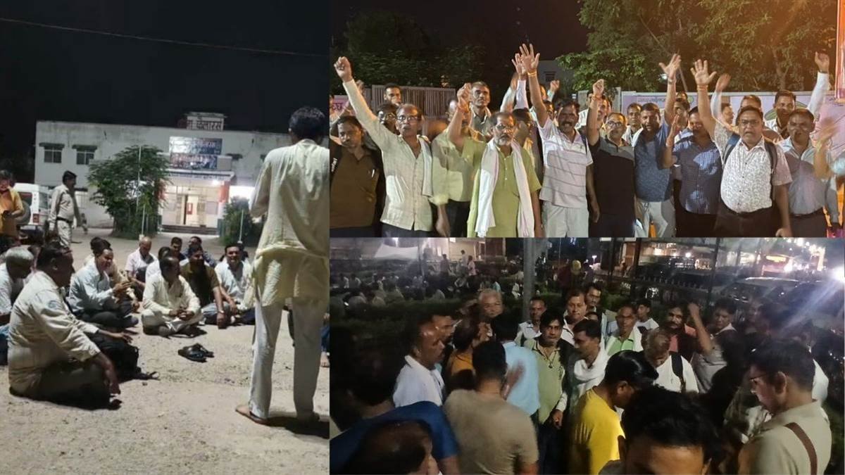 TET के विरोध में दिल्ली जा रहे शिक्षकों को पुलिस ने रोका: ग्वालियर-चंबल अंचल के कई जिलों में प्रदर्शन, थाने पहुंचे शिक्षक