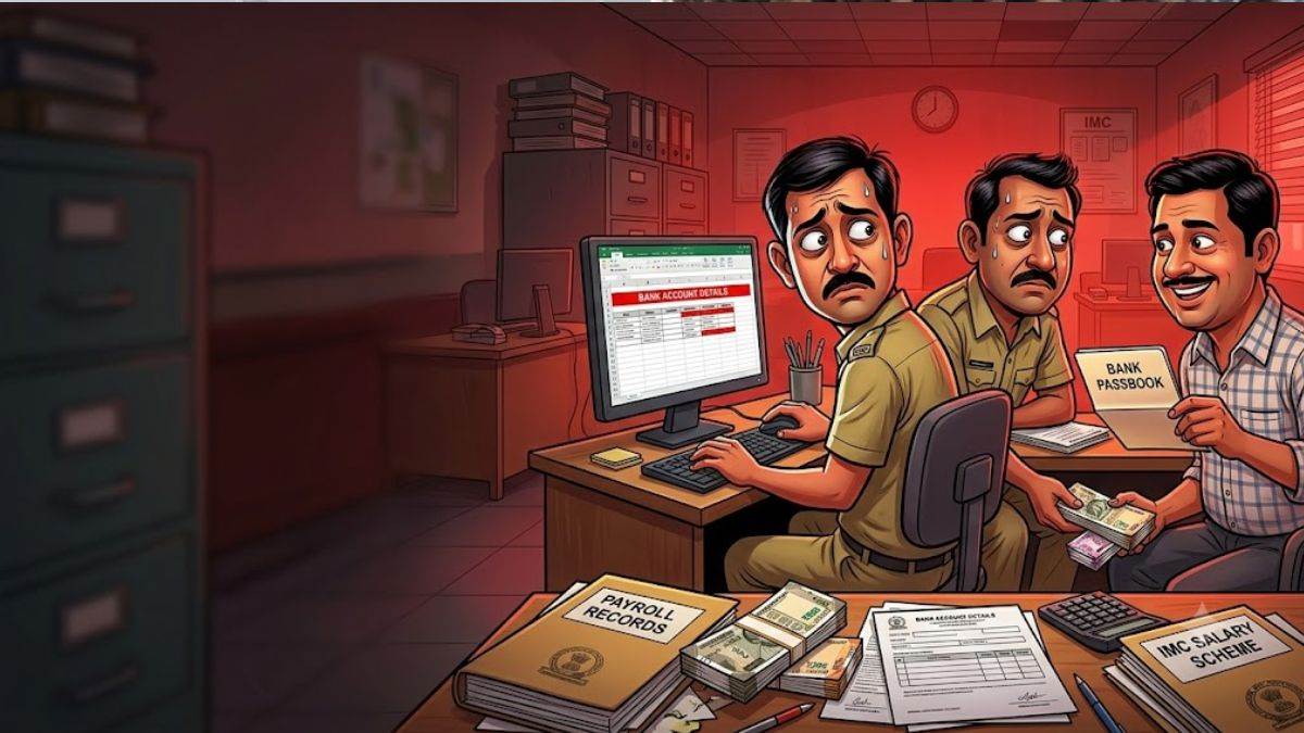 इंदौर नगर निगम में फर्जी बैंक खाते का खेल, अनुपस्थित कर्मचारियों के नाम पर रिश्तेदारों के खातों में पहुंचे लाखों रुपये; दो कर्मचारियों पर FIR