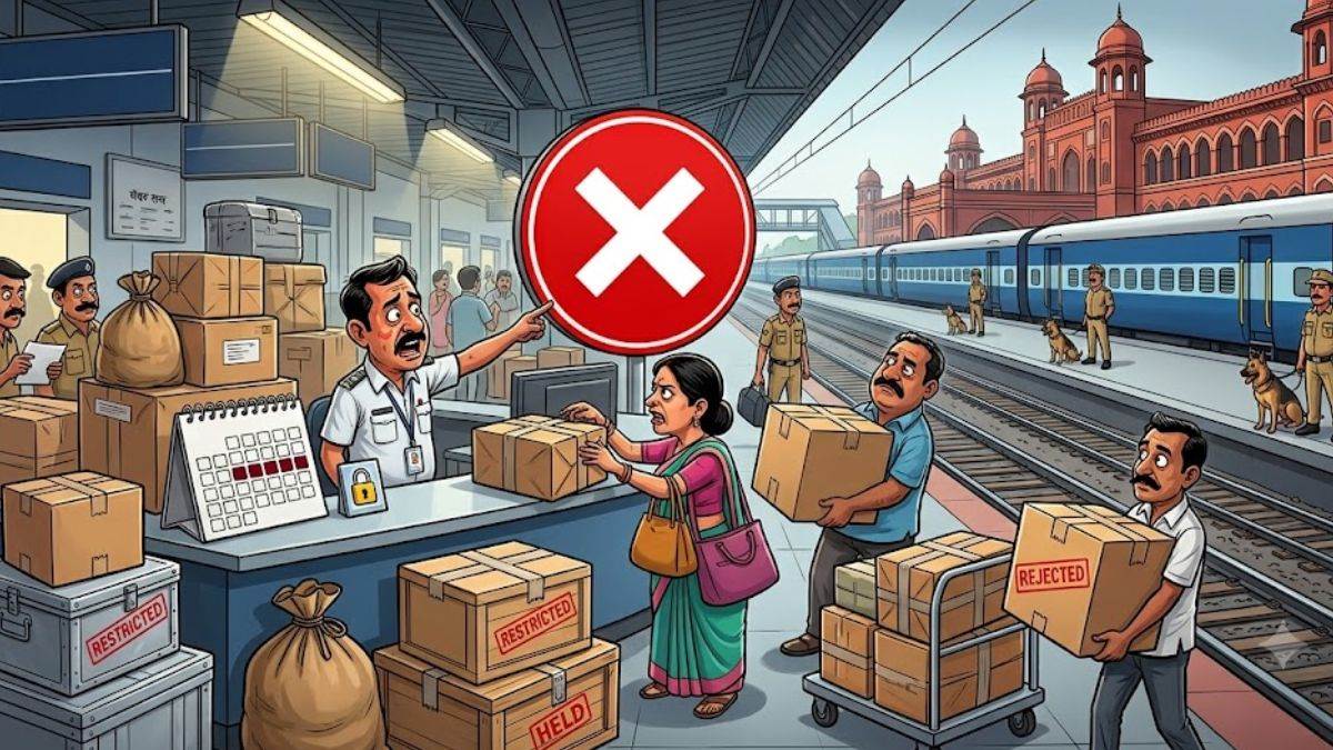 दिल्ली के 5 स्टेशनों पर 12 से 15 अगस्त तक पार्सल बंद, भोपाल से बुकिंग पर भी पड़ेगा असर दिल्ली के 5 स्टेशनों पर 12 से 15 अगस्त तक पार्सल बंद, भोपाल से बुकिंग पर भी पड़ेगा असर