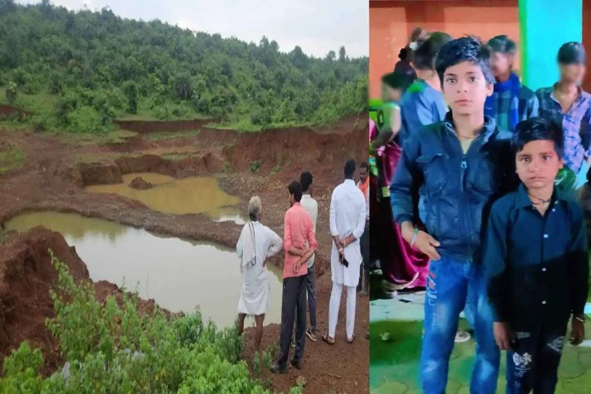 Rajgarh News: बच्चों के शव देखकर सहम गई मां, तालाब में डूबने से दो सगे भाइयों की मौत | Two Brothers Drown Talab Ganesh Chanda