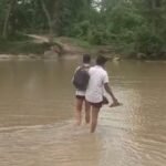 नदी पर पुल नहीं, 4 महीने कट जाता है संपर्क:  सिवनी में ग्रामीण जान जोखिम में डालकर पार करते हैं नदी – Seoni News
