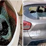 इंदौर के राजनगर में पुलिस चौकी के पास बदमाशों का उत्पात, गलियों में खड़ी कारों के कांच फोड़े