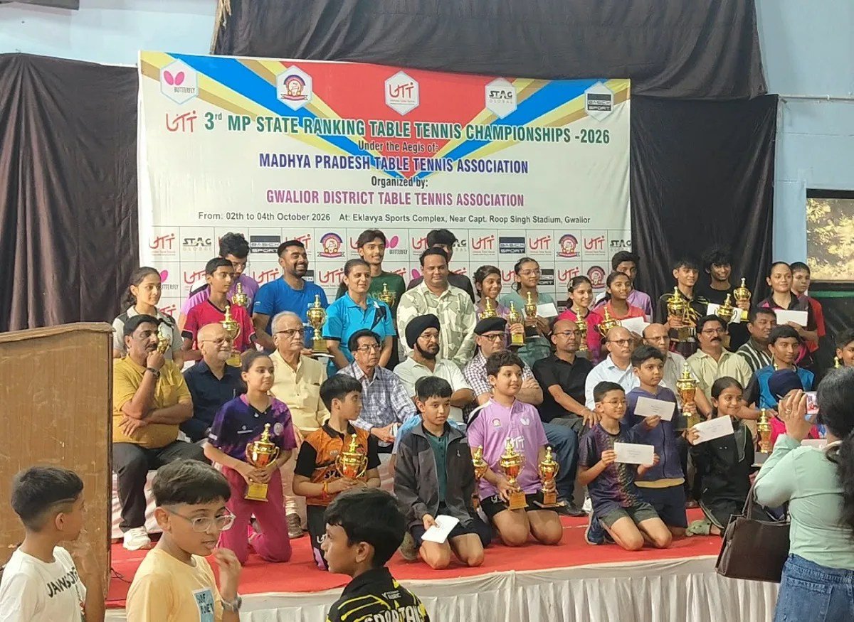 पंकज विश्वकर्मा और भव्या राव बने मध्यप्रदेश रैंकिंग टेबल टेनिस के चैंपियन | Sportsnews