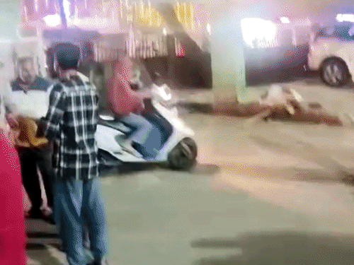 भोपाल में दोनों पक्षों में चले लात-घूंसे और डंडे: रास्ते में खड़ी गाड़ी हटाने की बात पर भिड़े, 5 लोग घायल – Bhopal News भोपाल में दोनों पक्षों में चले लात-घूंसे और डंडे: रास्ते में खड़ी गाड़ी हटाने की बात पर भिड़े, 5 लोग घायल – Bhopal News